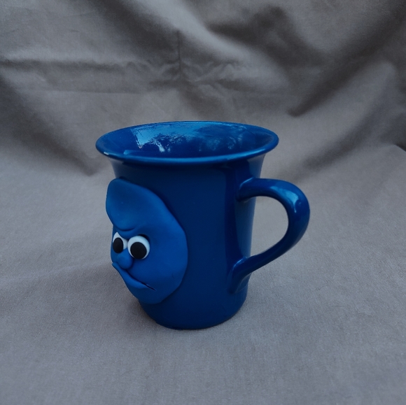 🧊🌀Mug Face 🔵 Blue - Picture 6 of 6